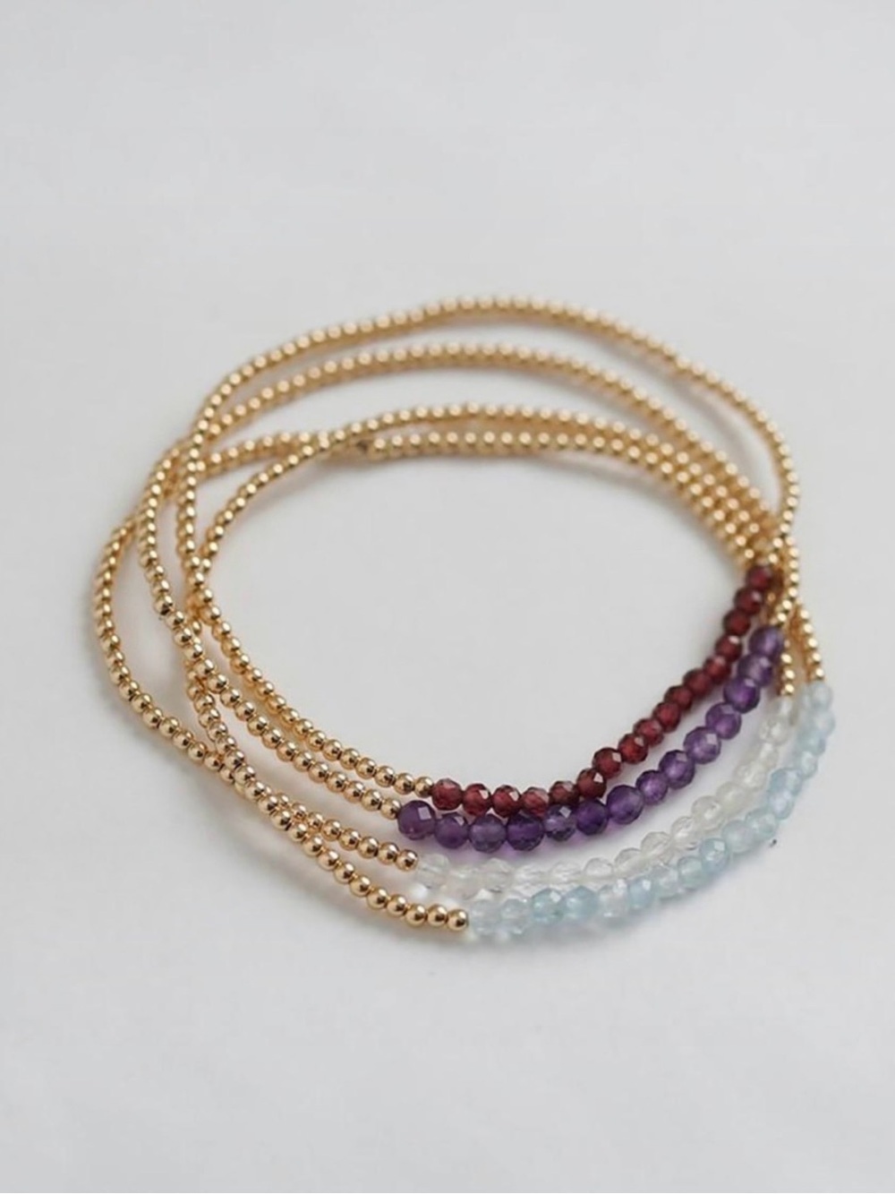 Gold Beaded Stone Bracelet NWT BUY NOW PRICE PICK 1